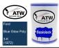 Preview: Ford, Blue Glow Poly, 3-K (1972): 500ml Lackdose, von ATW Autoteile West.